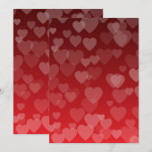 Hearts Pattern 19 Bedankkaart (Voorkant / Achterkant)