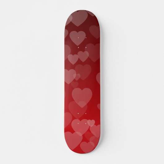 Hearts Pattern 19 Skateboard (Voorkant)