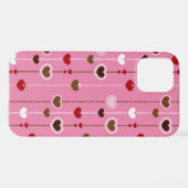 Hearts Pattern 27 iPhone Hoesje (Achterkant horizontaal)