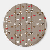 Hearts Pattern 29 Magneet (Voorkant)
