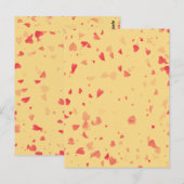 Hearts Pattern 38 Briefkaart (Voorkant / Achterkant)