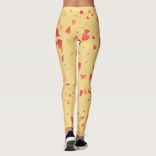 Hearts Pattern 38 Leggings (Achterkant)