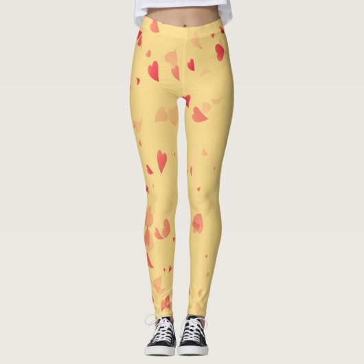 Hearts Pattern 38 Leggings (Voorkant)