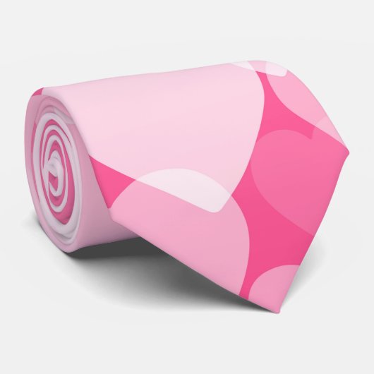 Hearts Pattern 73.2 Stropdas (Opgerold)