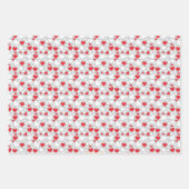 Hearts Pattern custom backgrounds Wrapping Paper (Voorkant)