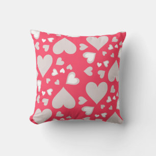 Hearts Pattern roze Modern Kussen