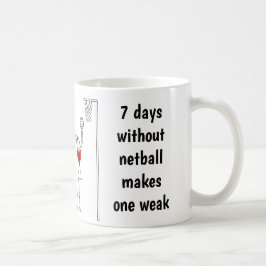Hearts Player Posities Funny Netball Quote Koffiemok
