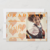 Hearts Pre-K Graduate Simple Photo Textile Texture (Voorkant)