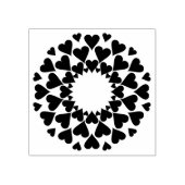 Hearts Rubberstempel (Afrduk)