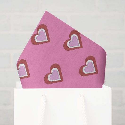 Hearts Tissuepapier (Cadeauzakje)