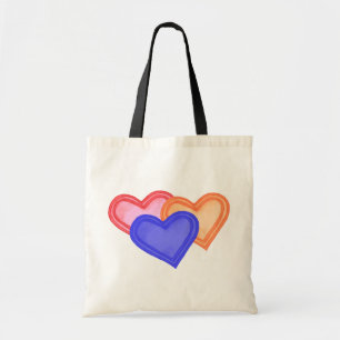 Hearts Trio Bag Tote Bag