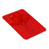 Hearts Valentijnsdag Premium Flexi Magnet Magneet (Rechterzijde)