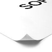 Hearts Welkom bij Wedding Silver Confetti Sign Poster (Hoek)