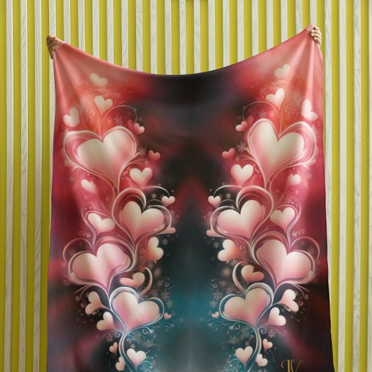 Heartscape Romantisch en psychedelisch Sherpa Deken