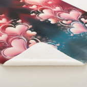 Heartscape Romantisch en psychedelisch Sherpa Deken (3/4)