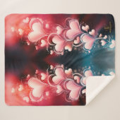 Heartscape Romantisch en psychedelisch Sherpa Deken (Voorkant (horizontaal))