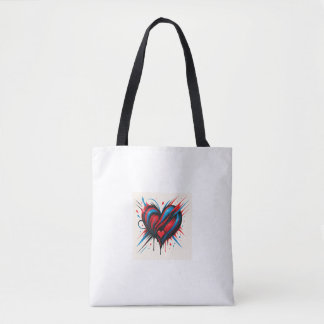 Heartshock - Abstracte elektrische liefde Tanktop Draagtas