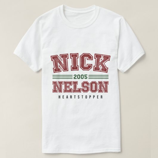 Heartstopper kit connor nick nelson            t-shirt (Design voorkant)