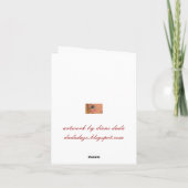 Heartstrings - Lege Notecards Kaart (Achterkant)