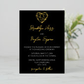 Heartstrings Mariage Foil Invitation (Debout devant)