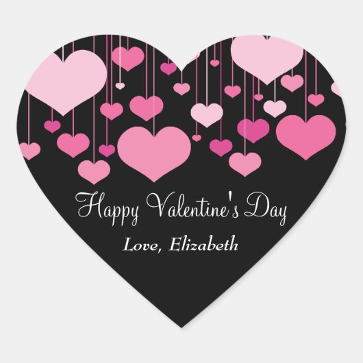 Heartstrings Valentijn Sticker (Voorkant)