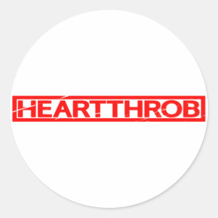Heartthrob Stamp Ronde Sticker