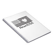 HeartUSA-notitieboek Notitieboek (Rechterzijde)