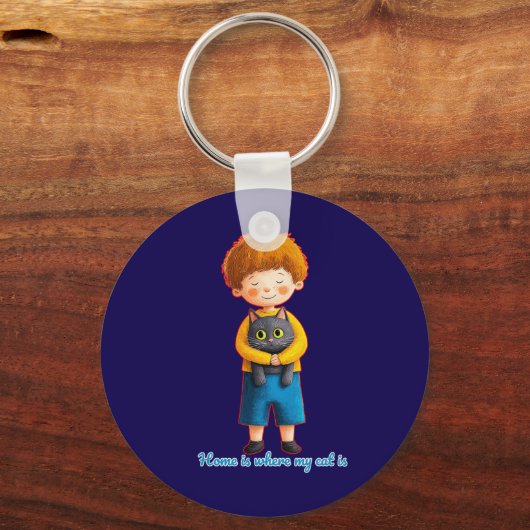 Heartwarming Feline Sleutelhanger (Voorkant)