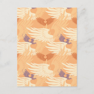 Heartwings Camouflage Blank (perzik/beige/lavender Briefkaart