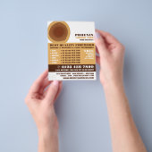 Heartwood, hout/hout/houtwerf Adverteren Flyer (Hand)