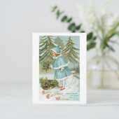 Hearty Kerstmis maakt  Feestdagenkaart (Staand voorkant)