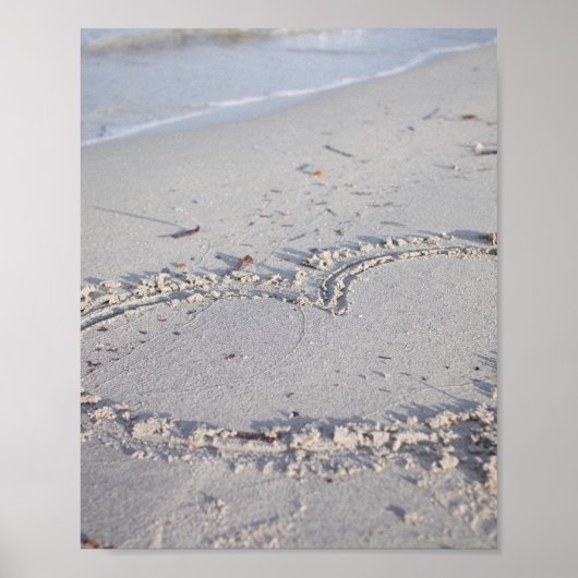 HEARTY SANDY BEACHY POSTER (Voorkant)