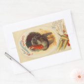 Hearty Thanksgiving Greetings  Sticker (Envelop)