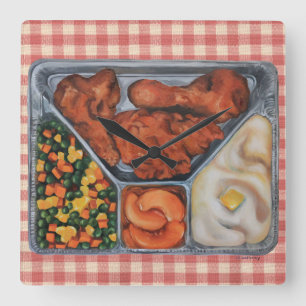 Heat en Serve! Vierkante Klok