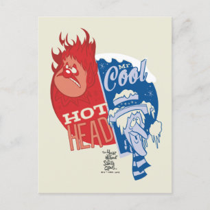 Heat Miser Hot Head & Snow Miser Mr. Cool Feestdagenkaart