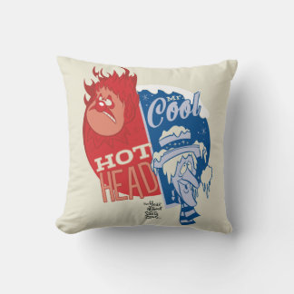 Heat Miser Hot Head & Snow Miser Mr. Cool Kussen