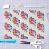 Heat Miser Hot Head & Snow Miser Mr. Cool Tissuepapier (Craft)