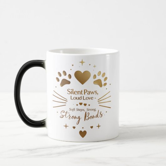 Heat Reveal Mok - Silent Paws, Luide Liefde Morphi (Links)