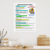 Heat Stress Illness Prevention Basics Poster (Keuken)