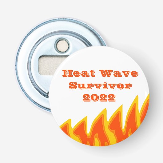 Heat Wave Survivor 2022 Bottle Opener (Voorkant)