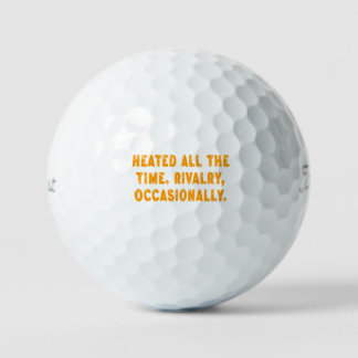 Heated All The Time Rivalry Occasionally Funny Golfballen