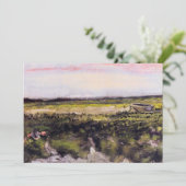 Heath with a Wheelbarrow by Vincent van Gogh (Staand voorkant)