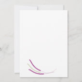 Heather bloemen bedankkaart (Achterkant)