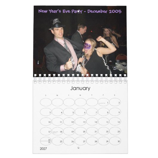 Heather en Jonathan 2007 Kalender (Jan 2027)