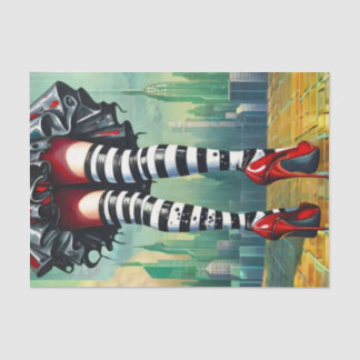 Heather Heels Witch Tissuepapier