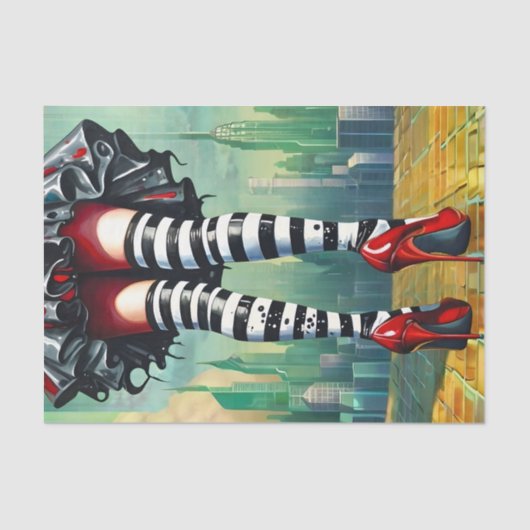 Heather Heels Witch Tissuepapier (Voorkant)