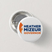 Heather Mizeur Button (Voorkant /achterkant)