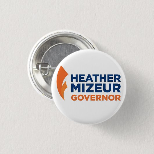 Heather Mizeur Button (Voorkant /achterkant)
