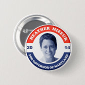 Heather Mizeur Retro Button (Voorkant /achterkant)