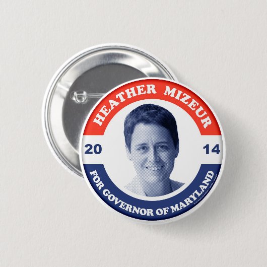 Heather Mizeur Retro Button (Voorkant /achterkant)